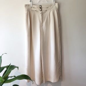 Club Monaco cream culottes
